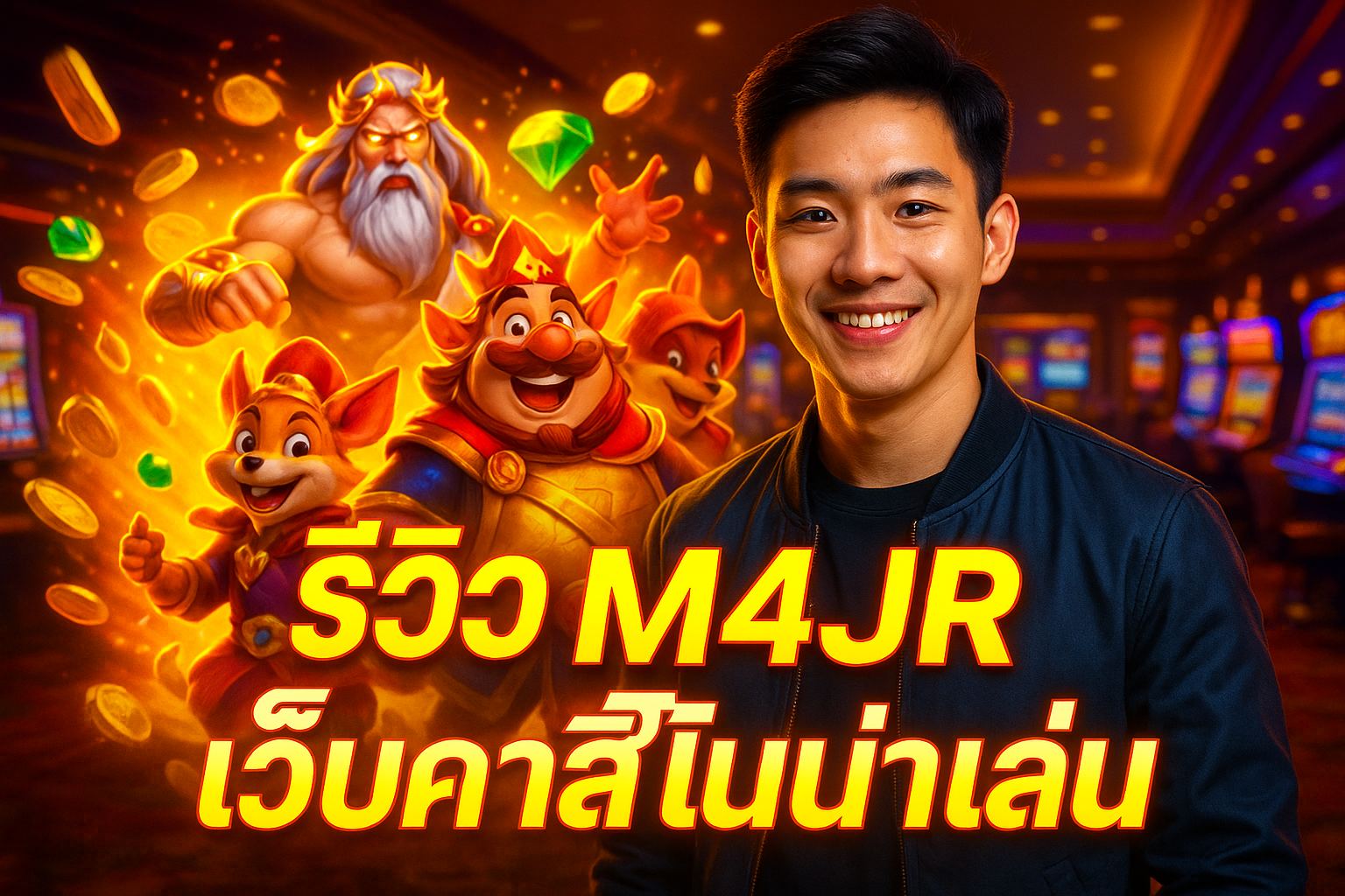รีวิว M4JR เว็บคาสิโนน่าเล่น